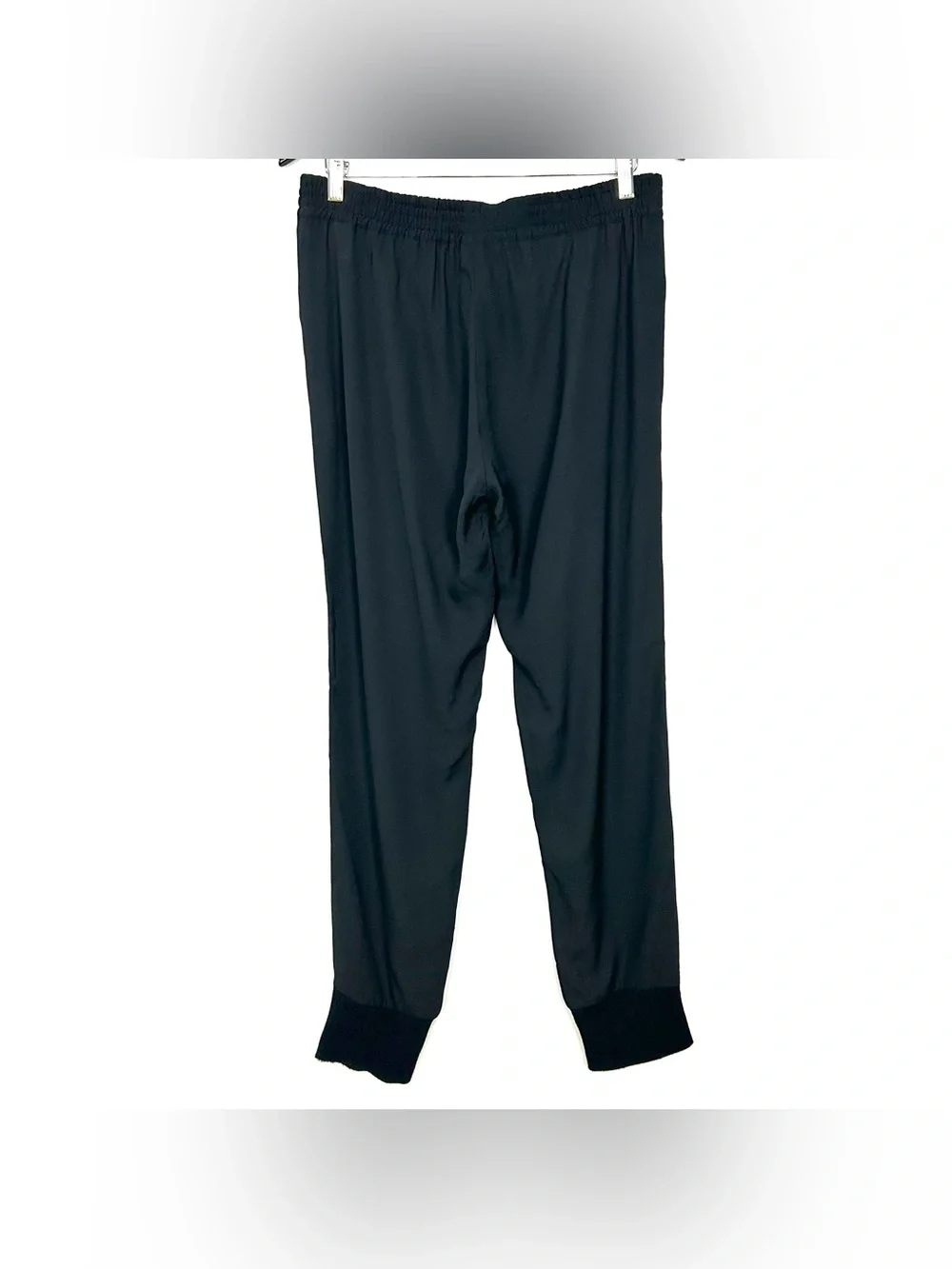 Vince 100% Silk Jogger Pants Women’s Size M Elastic Waist Lightweight Sheer - Picture 6 of 10